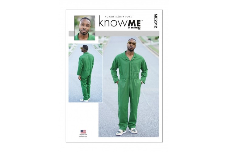 McCall's Know Me ME2012 Men's Jumpsuit by Norris Dánta Ford
