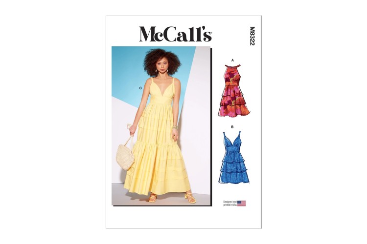 McCall's Sewing Pattern M8322 Misses' Dresses