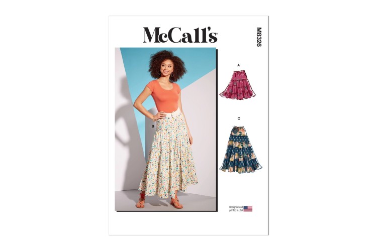 McCall's Sewing Pattern M8326 Misses' Skirts