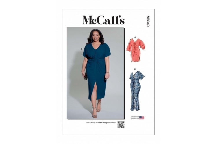 McCall's M8340 Women's Knit Dress
