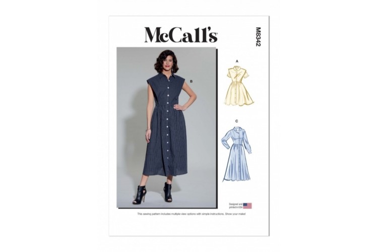 McCall's M8342 Misses' Shirtdress