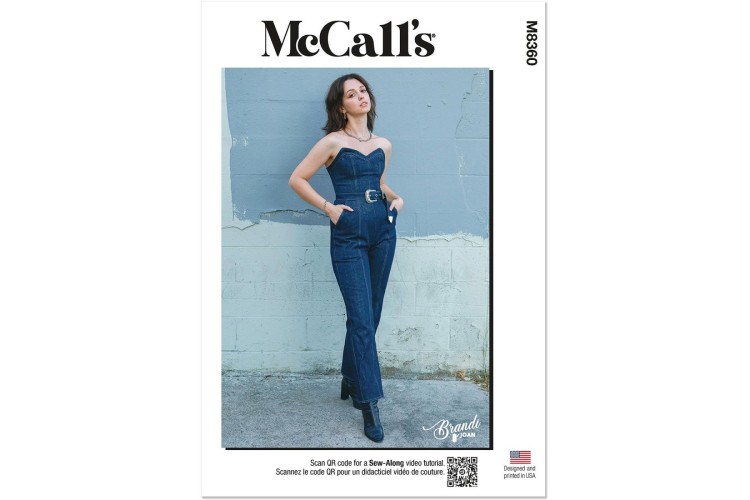 McCall's M8360 Misses' Jumpsuit by Brandi Joan