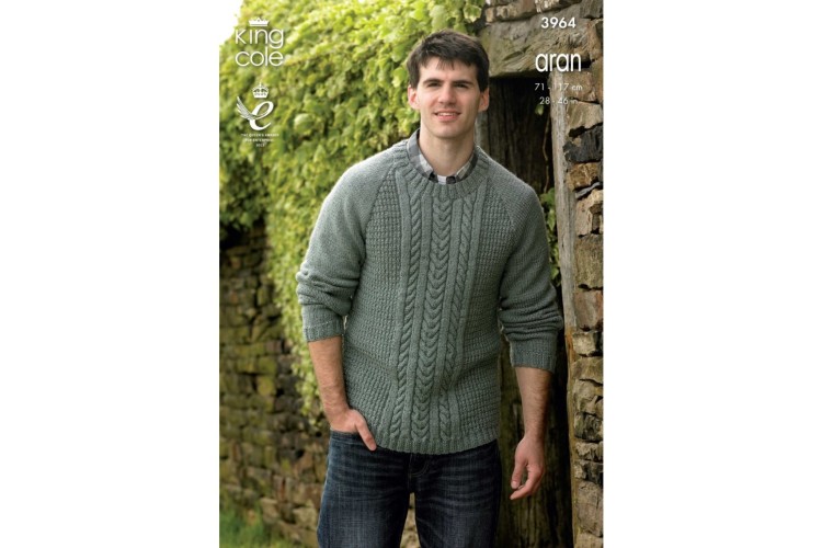 Men’s Hats, Balaclava, Scarves and GloveCabled Sweater and Hoodie Knitted with Fashion Aran - 3964