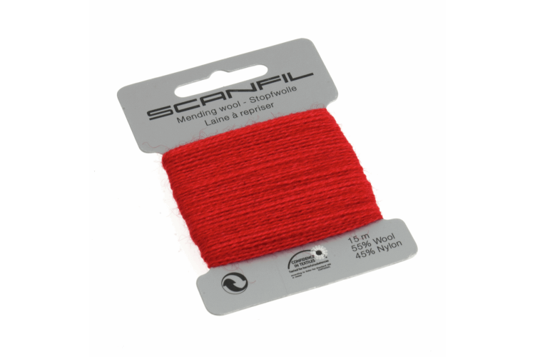 Mending Wool, 15m, Red