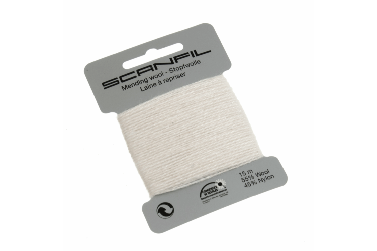 Mending Wool, 15m, Off White