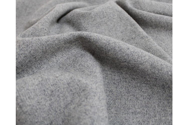 Midweight Wool Mix Grey 80% Polyester 20% Wool 150cm