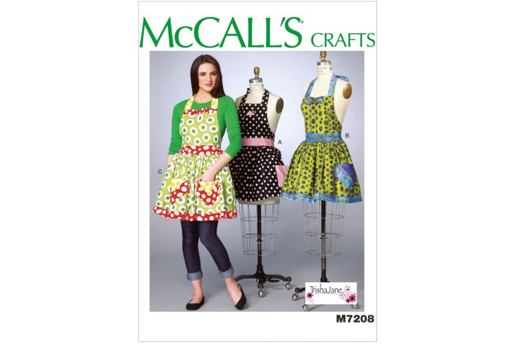 M7208 Misses Aprons and Petticoat