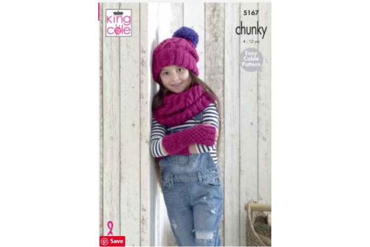 Mitts, Snoods & Hats Knitted in Comfort Chunky - 5167