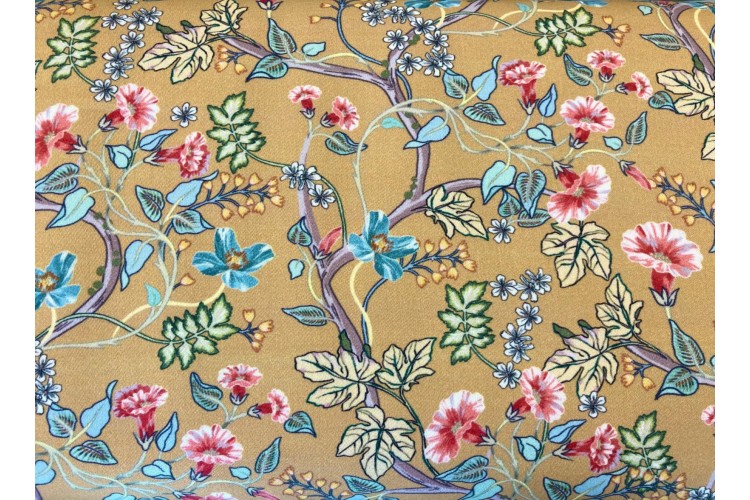 Nala Climbing Flowers 100% Cotton Sateen, 150cm Wide