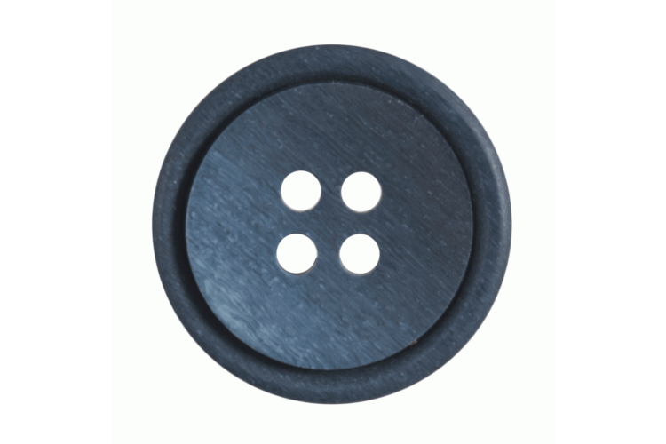 Navy and Blue Ombre Resin, 20mm 4 Hole Button