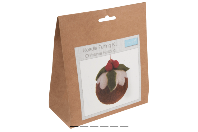 Needle Felting Kit - Christmas Pudding