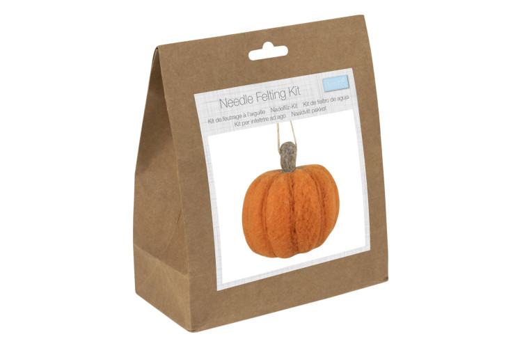 Needle Felting Kit - Pumpkin