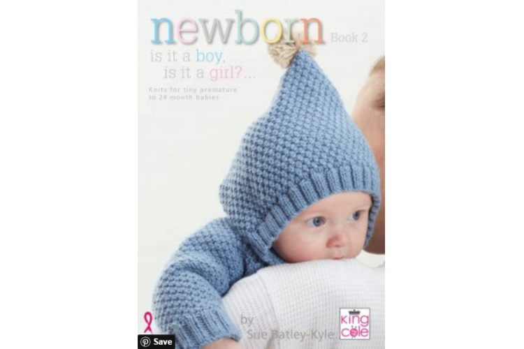 Newborn Baby Book 2, Knitting Patterns by King Cole