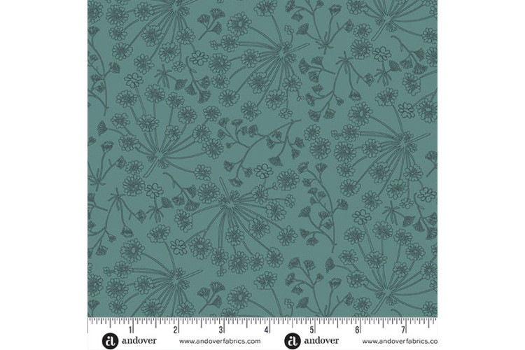 Nordic Summer by Gudrun Erla, Angelica Lake - 100% Cotton 112cm Wide
