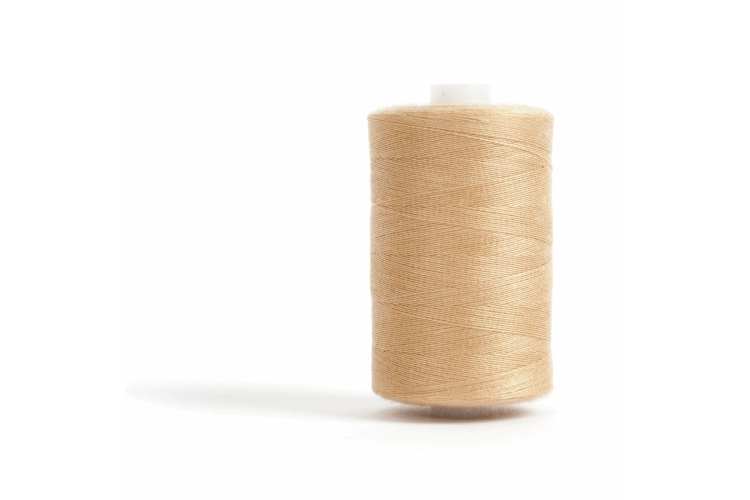 Overlocking and Hand Sewing Thread, Hemline, 1000m Beige, 130