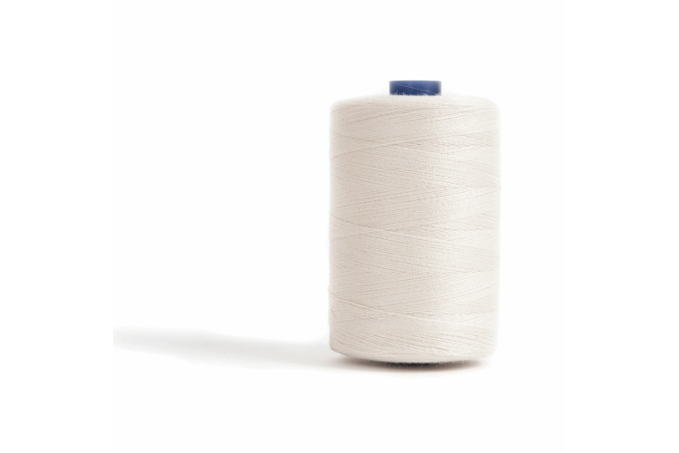 Overlocking and Hand Sewing Thread, Hemline, 1000m Ivory, 590