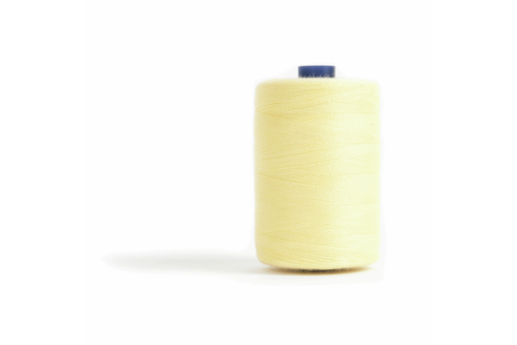 Overlocking and Hand Sewing Thread, Hemline, 1000m Lemon, 495
