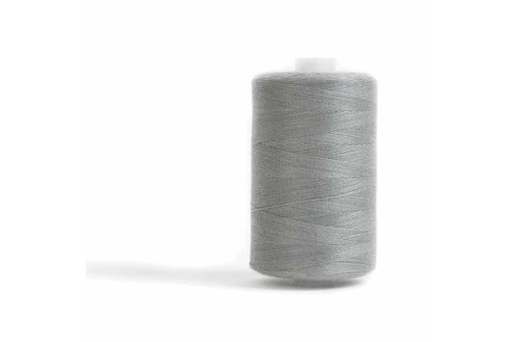Overlocking and Hand Sewing Thread, Hemline, 1000m Mid Grey 410