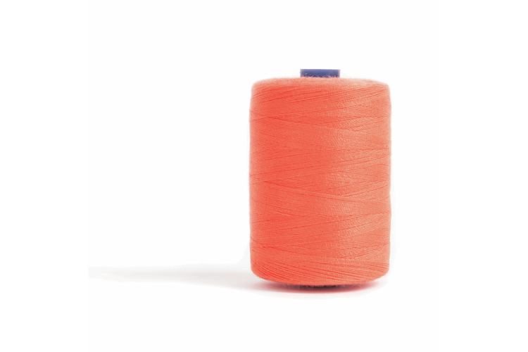 Overlocking and Hand Sewing Thread, Hemline, 1000m Orange 385