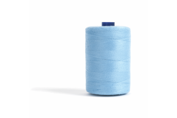Overlocking and Hand Sewing Thread, Hemline, 1000m Sky Blue 550