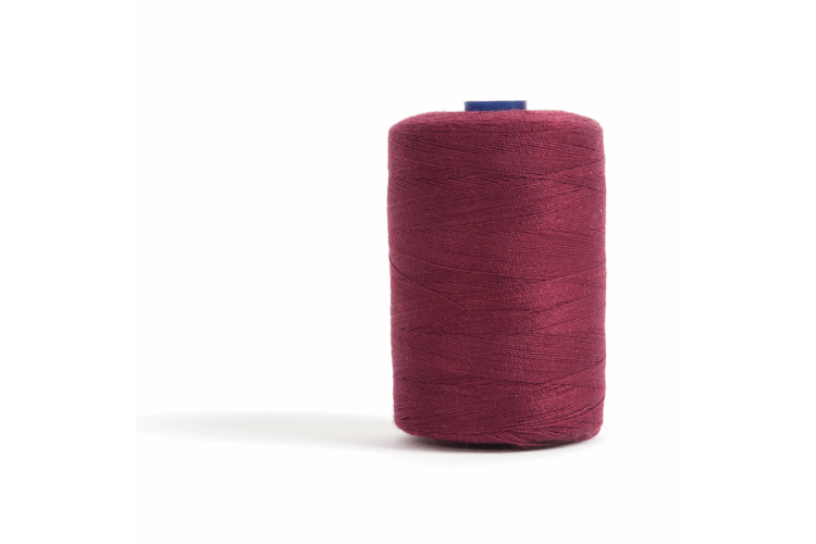 Overlocking and Hand Sewing Thread, Hemline, 1000m Wine 565