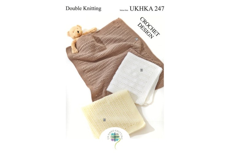 Pattern, Crochet Baby Blankets - UKHKA247
