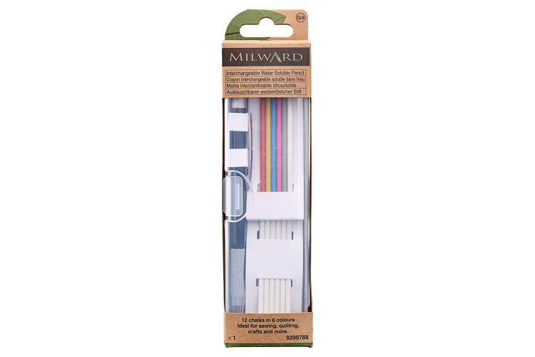 Pencil: Chalk: Water-Soluble: Interchangeable