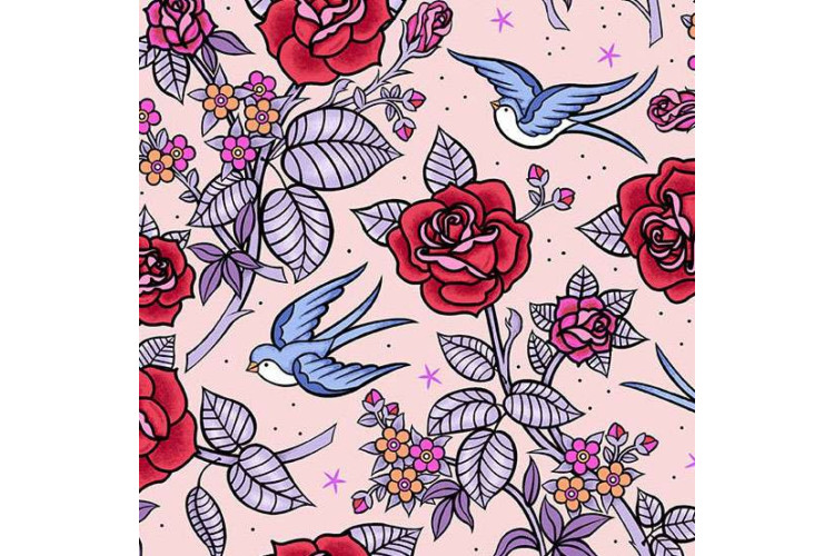 Perfect Day by Libs Elliott - Perfect Day – Pink 100% Cotton 112cm