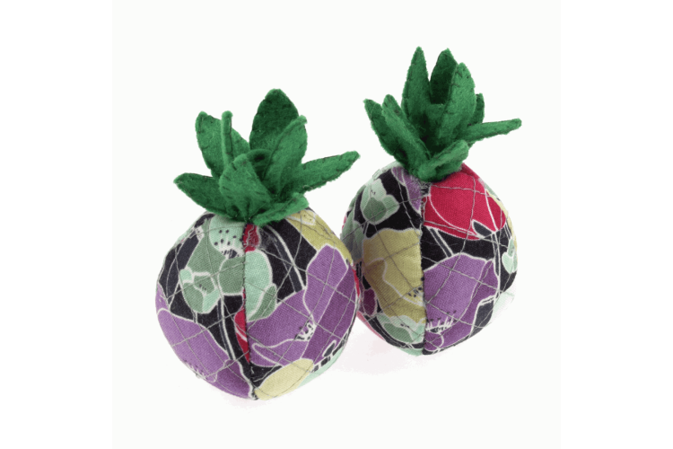 Pineapples Pattern Weights Set of 2