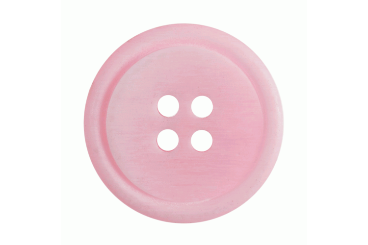Pink Ombre Resin, 20mm 4 Hole Button