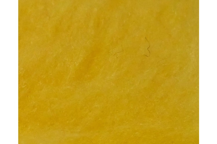 Plain Fur Yellow 100% Polyester 150cm Wide