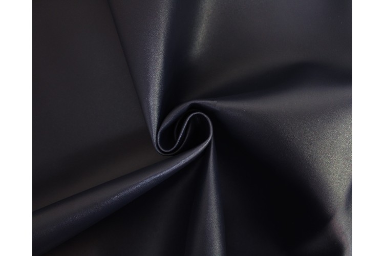 Plain Leatherette Black 100% Polyurethane 140cm