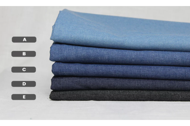 Plain Washed Chambray 100% Cotton 147cm - Select a Colour