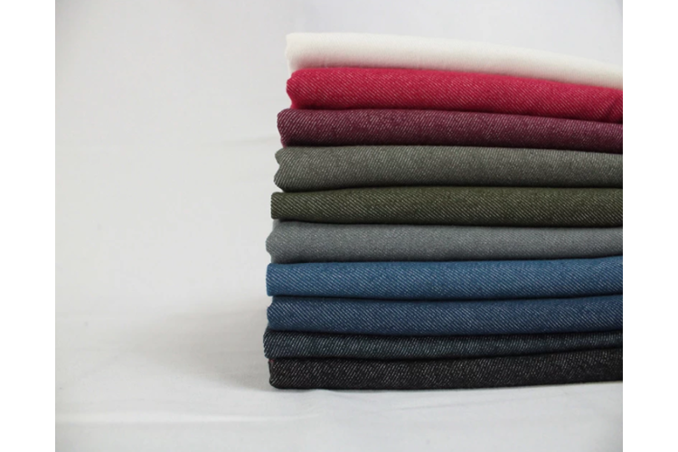 Plain Washed Stretch Denim 48% Cotton 48% Polyester 4% Elastane 140cm - Select a Colour
