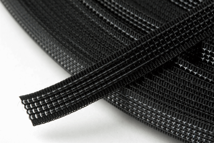 Polyester Boning, Uncovered, 8mm, Black