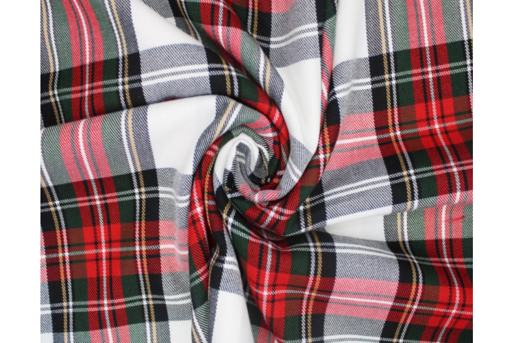 PolyViscose Tartan - Dress Stewart 65% Polyester 35% Viscose 148cm