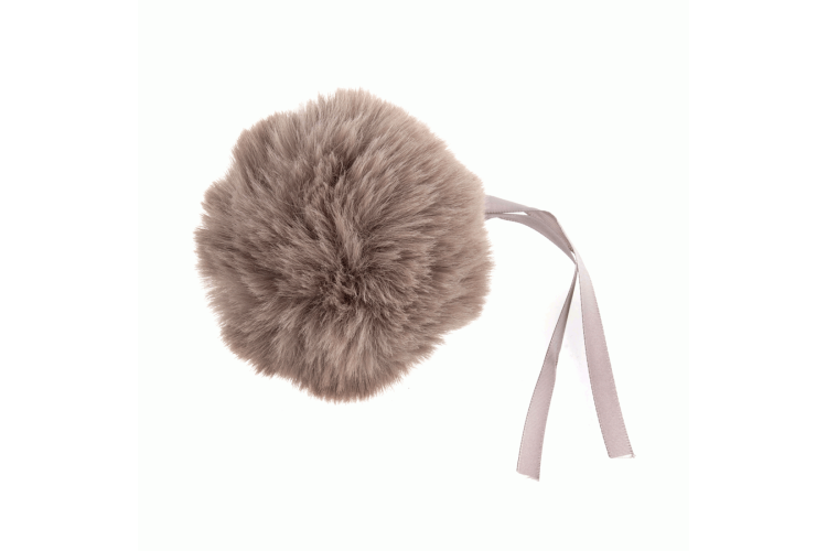 Pom Pom Faux Fur 11cm Mink