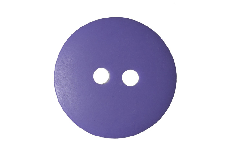 Purple Matt Smartie Resin, 18mm 2 Hole Button