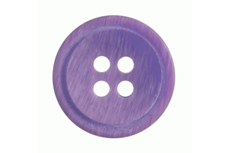 Purple Ombre Resin, 15mm 4 Hole Button
