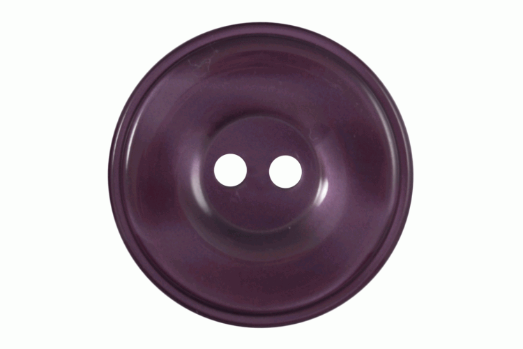 Purple Pearl Shine Resin, 23mm 2 Hole Button