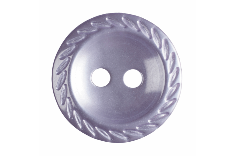 Purple Rope Edge Resin, 14mm 2 Hole Button