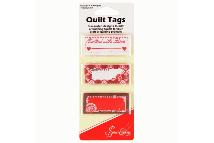 Quilt / Sewing Labels - Quilted For Range