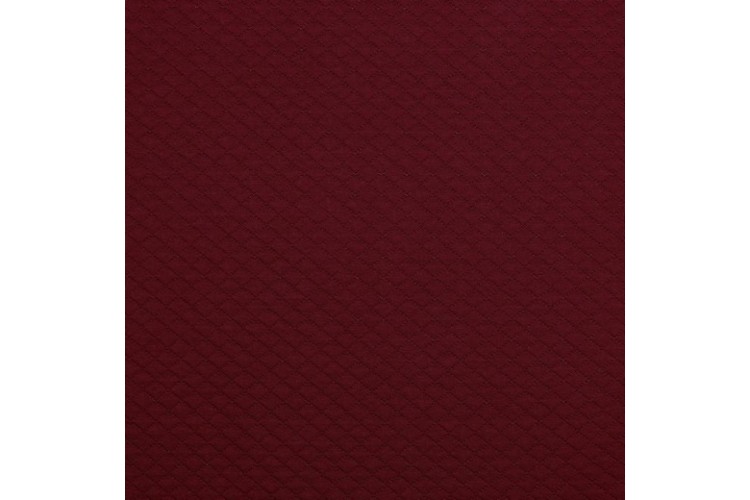 Quilted Diamond Jersey Wine 150cm Wide 80% Cotton, 20% Polyester