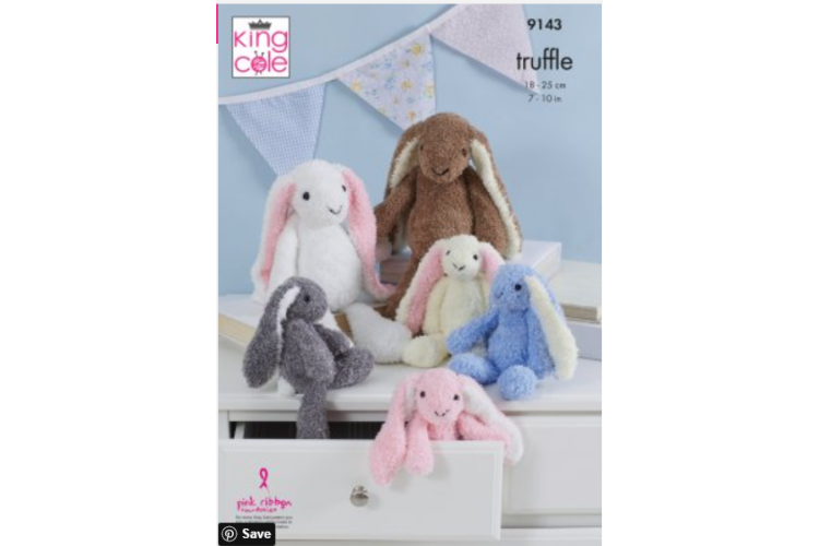 Rabbits: Knitted in Truffle - 9143