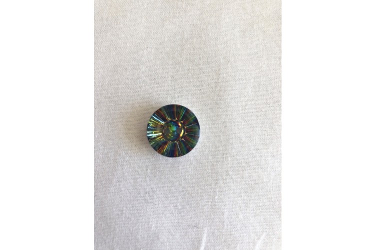 Rainbow Resin, 18mm 2 Hole Button