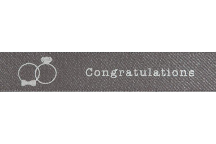 Ribbon: Sparkle Congratulations: 20m x 15mm