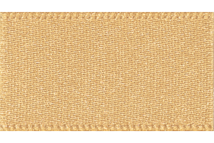 Ribbon Double Faced Satin 50mm Honey Gold