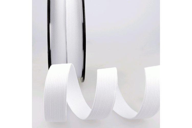 Ribbon Elastic 10mm White