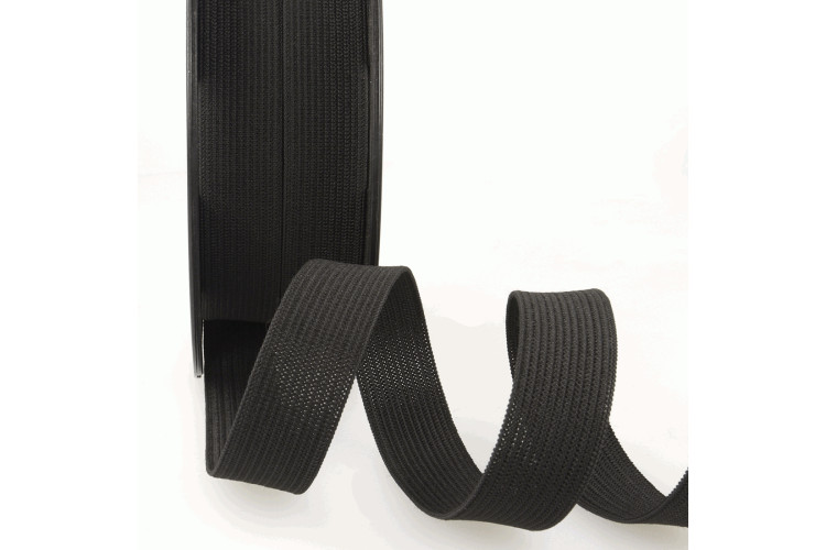 Ribbon Elastic 15mm Black