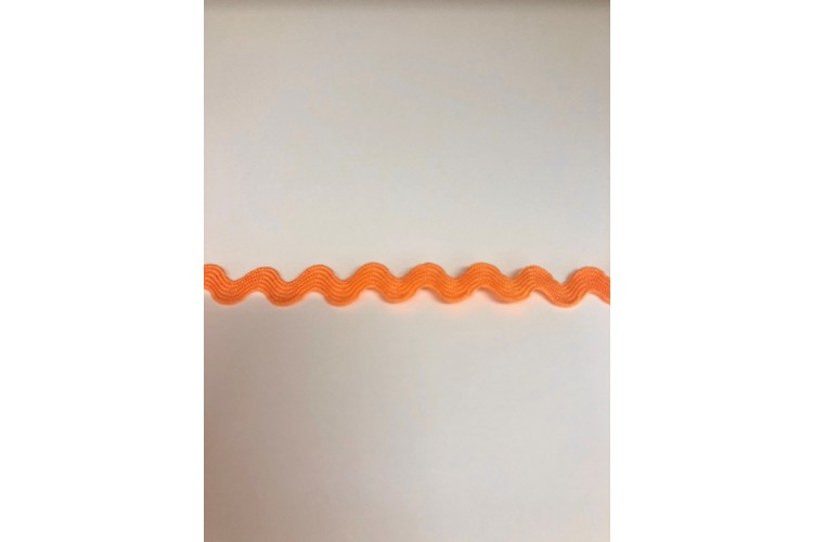 Ric Rac, Polyester, 8mm, Orange